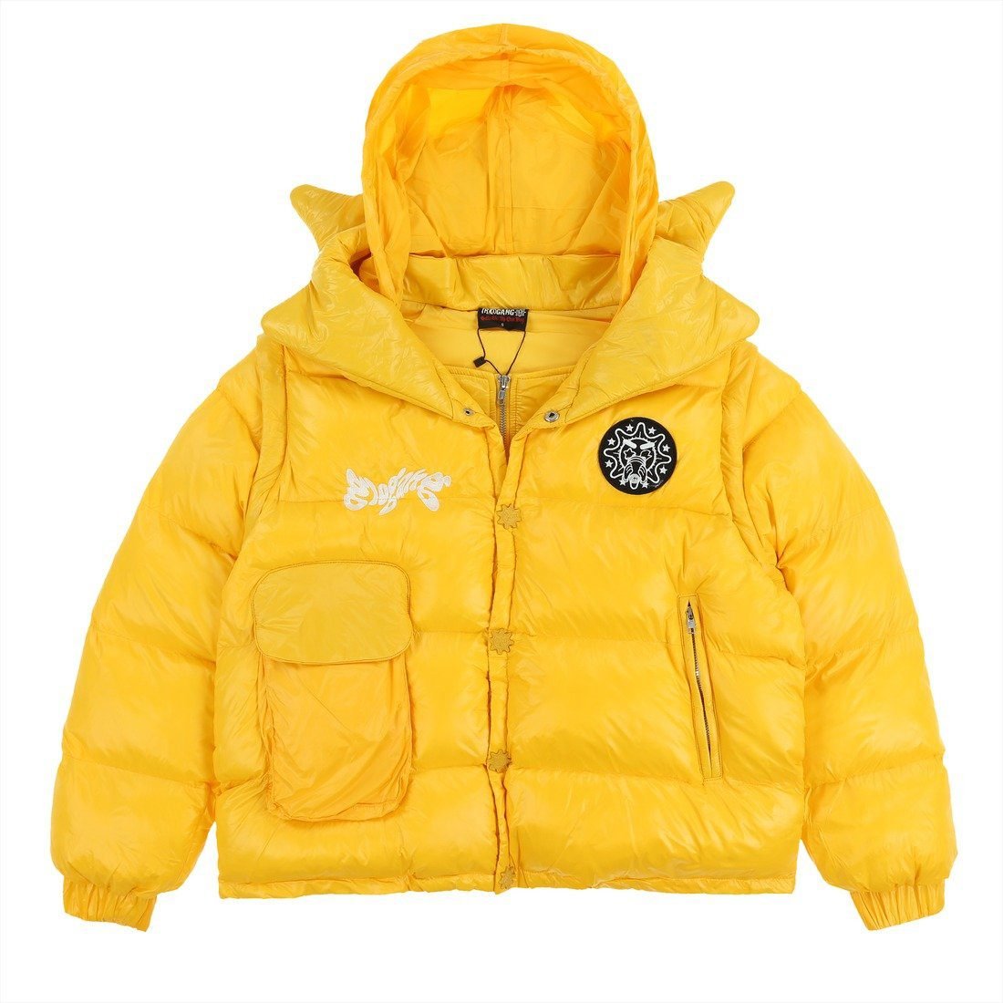 Men And Women Buy The Glocler Flare Collar Puffer Jacket