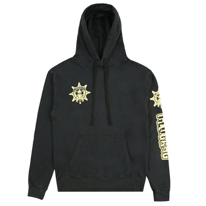 Left Sun The Glo Gang Washed Black Hoodie