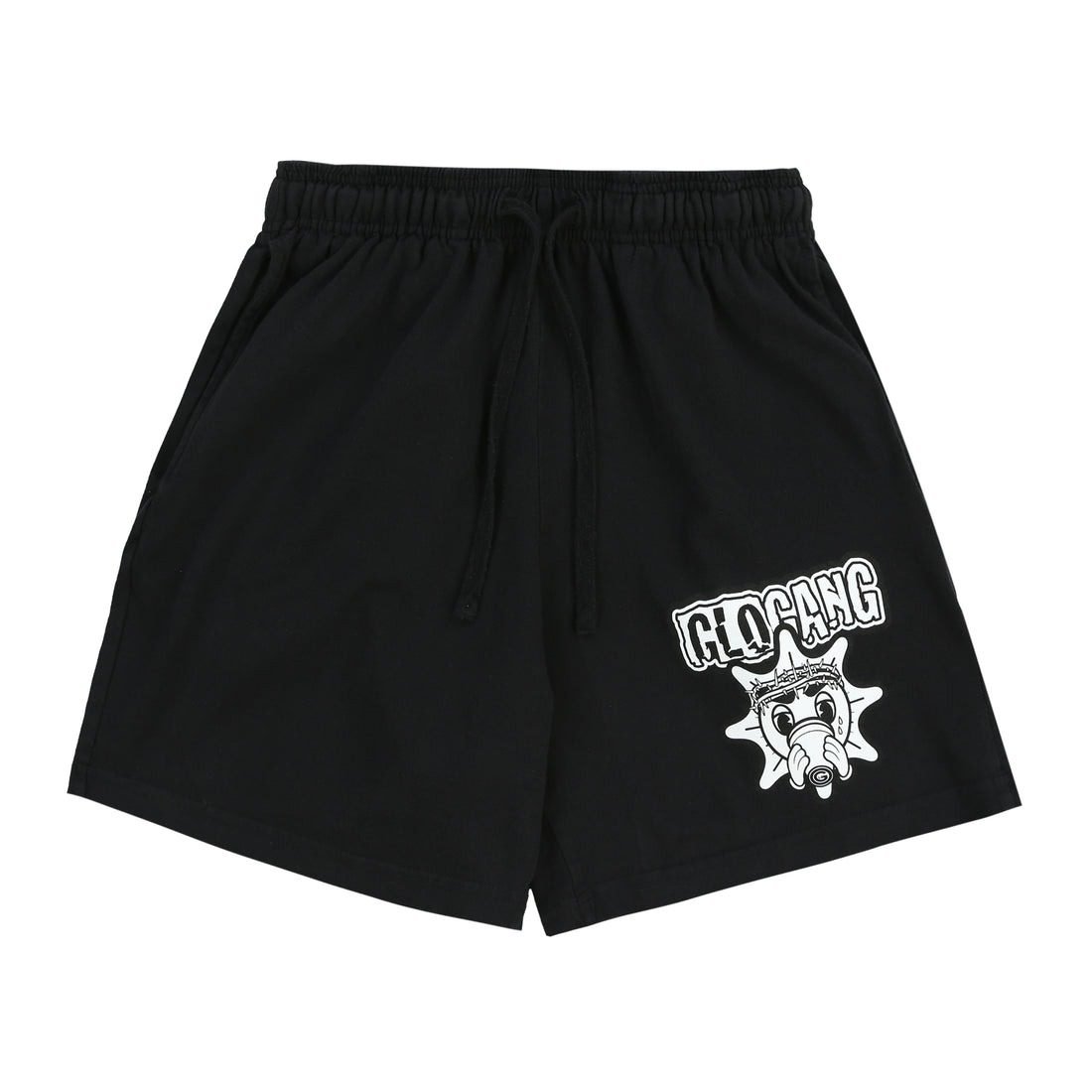 The Men Glo Gang Sun Font Shorts Black