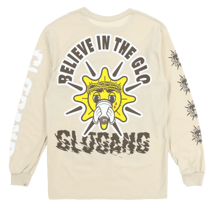 Best Believe in the Glo Long Sleeve Tee (Sand).What Do Glo Gang Stand For?