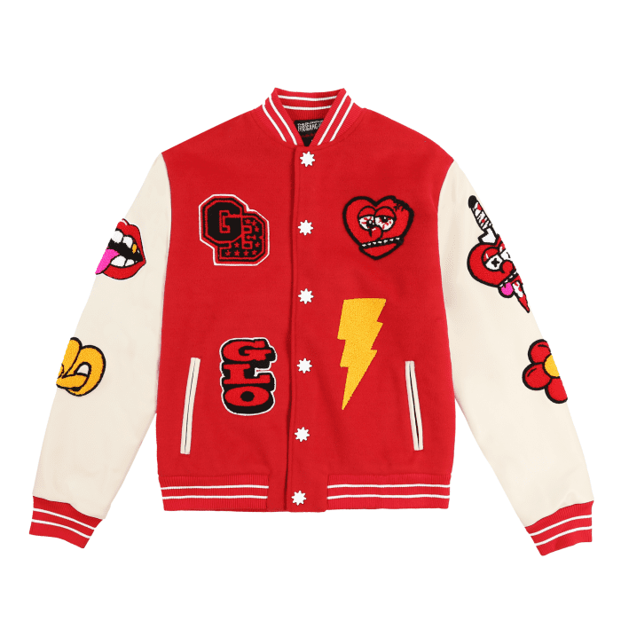 Glorious Thot Varsity Jacket (Red) What Gang Is Chief Keef In