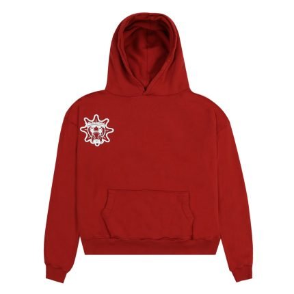 The Glo Gang Sun Font Red Hoodie